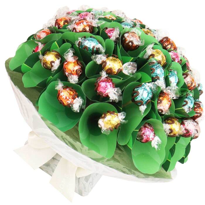 Edible Blooms Lindt Mixed Chocolate Bouquet - Large - Edible Blooms: 
