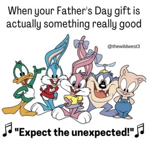 Receiving a good Father's Day gift