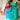 Person holding three colorful gift boxes with ribbons against a neutral background