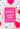 Pink gift card with text 'Say it with love' on a background of heart-shaped cards.
