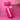 Valentine's Day Pink gift box with a ribbon and 'Give Joy' text on a pink background